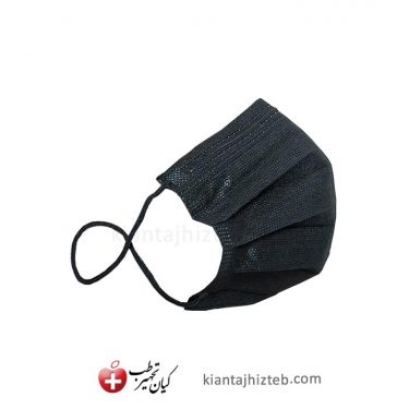 ماسک سه لایه وارداتی مشکی برند SUI ZHIAN جعبه 50 عددی