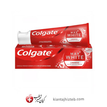 خمیر دندان برند Colgate مدل Max White حجم 50 ml