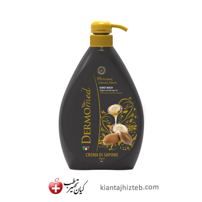 مایع دستشویی Dermo Med حاوی روغن آرگان حجم 600 ml