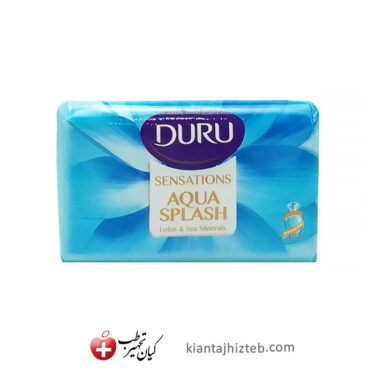 صابون برند Duru مدل Aqua Splash وزن 125 گرم بسته 3 عددی